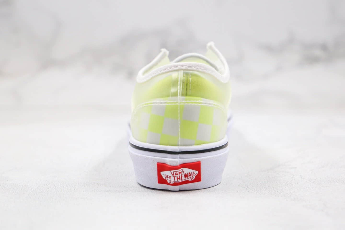 万斯Vans Silp Skool公司级版本低帮棋盘格子双层外壳荧光黄色原楦头纸板打造原鞋开模一比一制作