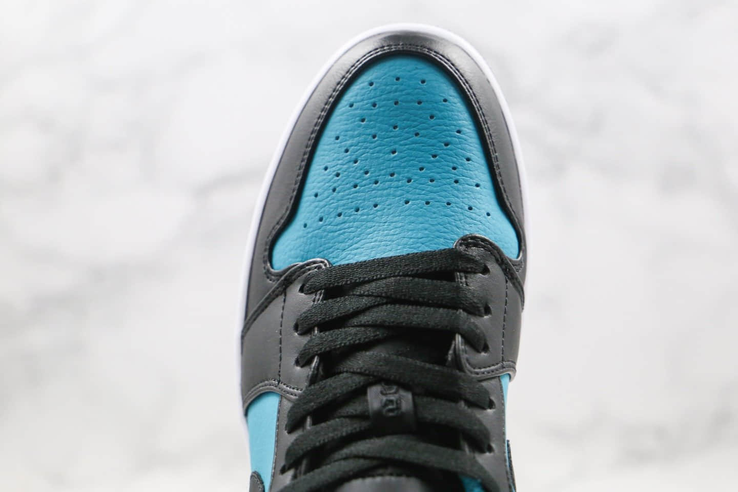 乔丹Air Jordan 1 Low纯原版本低帮AJ1黑蓝色内置气垫原楦头纸板打造原鞋开模一比一制作 货号:553558-026