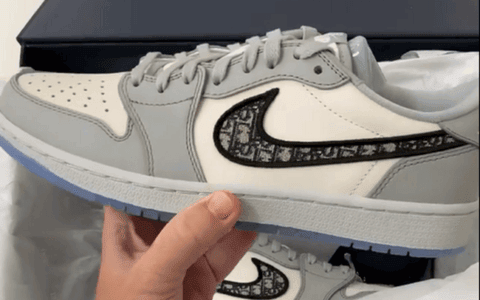 Dior x AJ1 Low开箱！绝对高规格！ 货号：CN8608-002