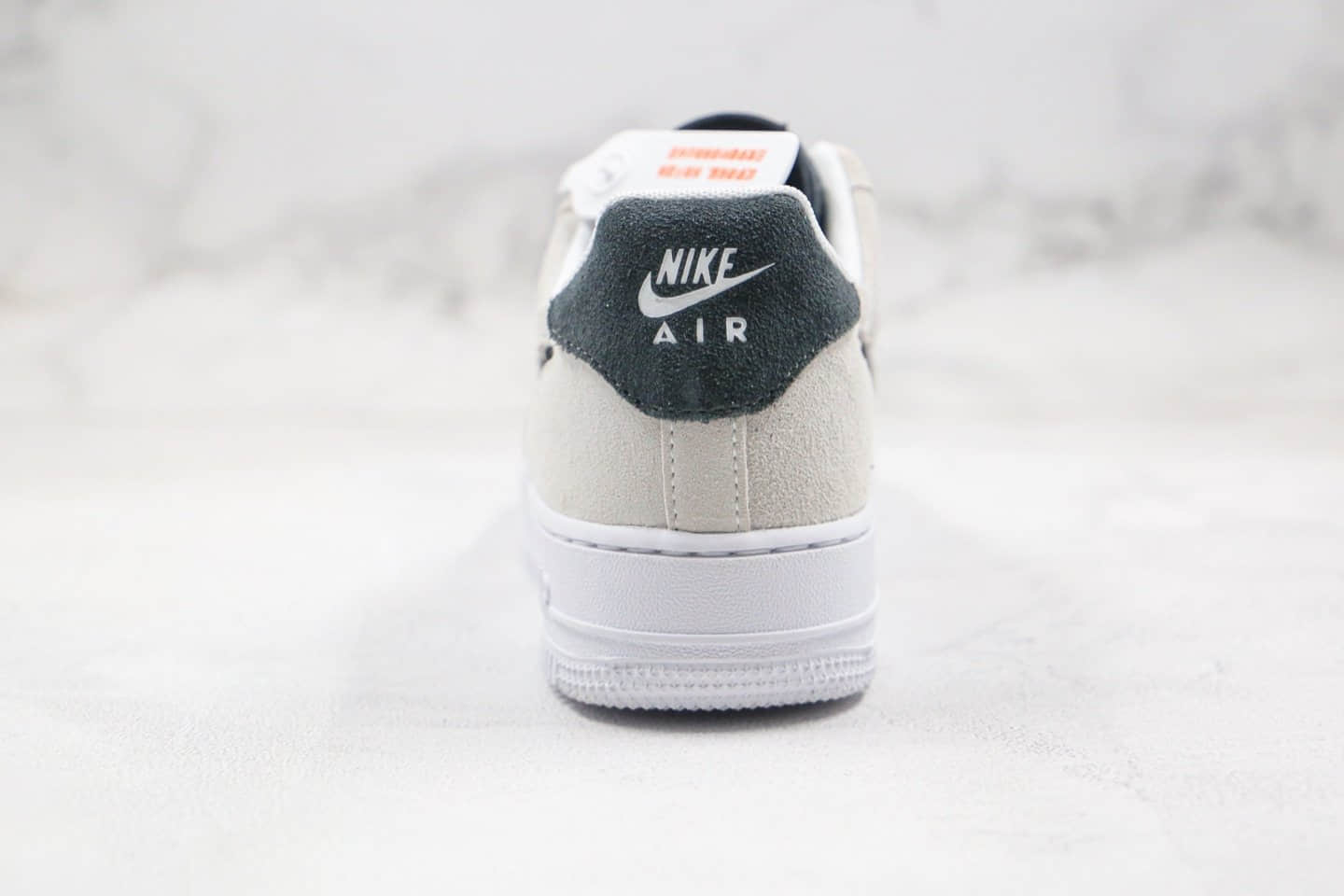 耐克Nike Air Force 1 LV8 1 Fresh Air GS纯原版本低帮空军一号编织格子勾白铁灰黑色内置Sole气垫 货号:CJ4093-100
