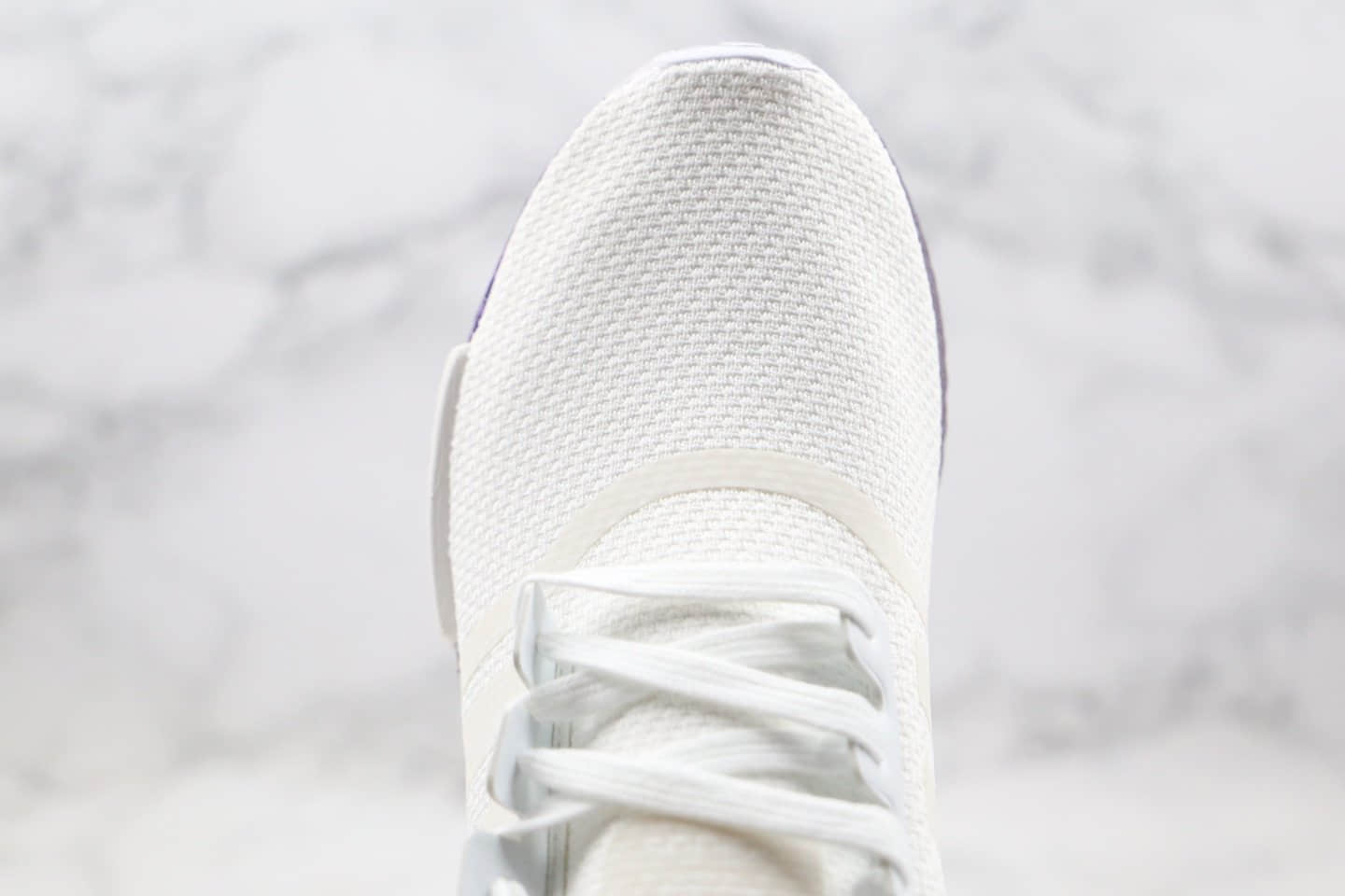 阿迪达斯Adidas NMD_R1纯原版本爆米花跑鞋炫彩白蓝紫色原鞋开模一比一打造 货号：FV5344