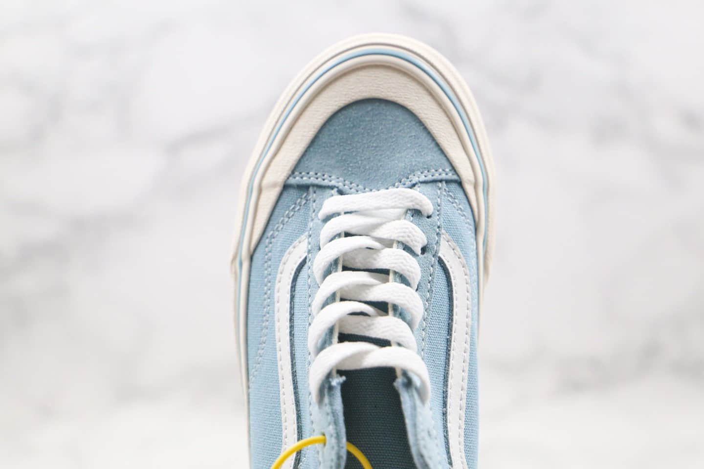 万斯Vans Style 36 Decon SF公司级版本半月包头低帮水心蓝色杀人鲸硫化板鞋内置钢印原厂硫化大底