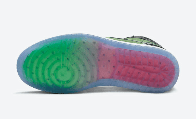 全新黑绿AJ1 Zoom官图释出!酷似13年前的人气Dunk! 货号:CK6637-002