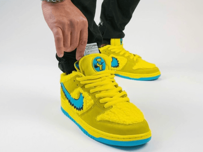 小熊Dunk SB黄色配色上脚图曝光!辨识度超高! 货号:CJ5378-700