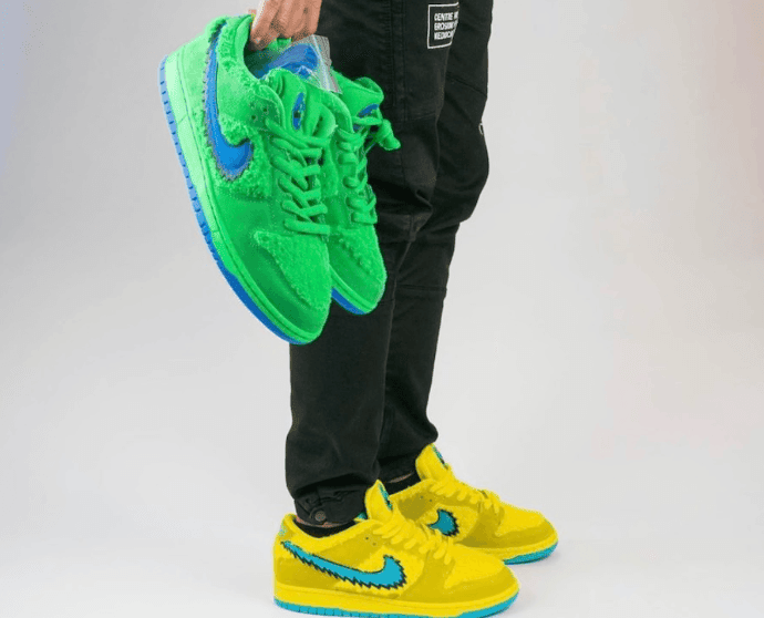 小熊Dunk SB黄色配色上脚图曝光!辨识度超高! 货号:CJ5378-700