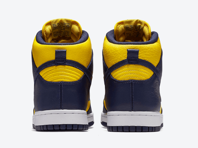 Nike Dunk High密歇根大学配色复刻回归！今年9月登场！ 货号：CZ8149-700