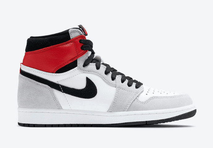 AJ1浅烟灰官图释出!下月发售! 货号:555088-126