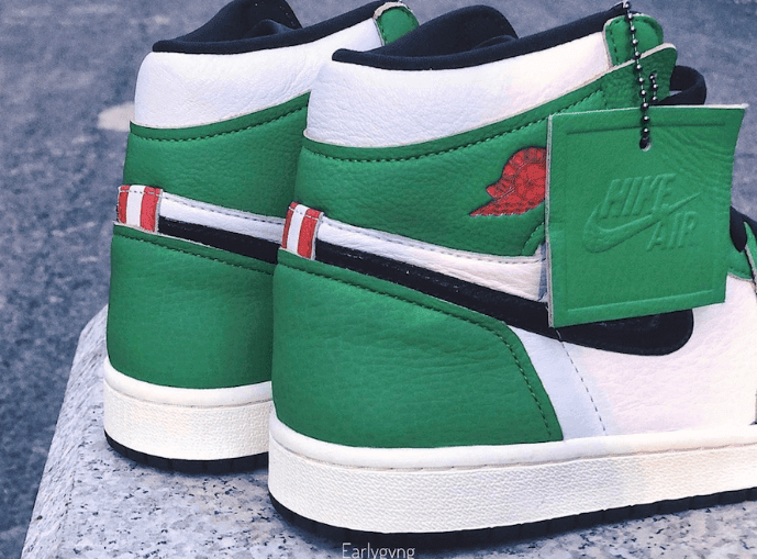 酷似凯尔特人和喜力Dunk!全新AJ1“幸运绿”首度曝光! 货号:DB4612-300