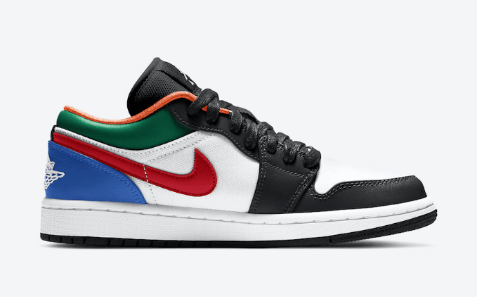 黑脚趾+多色拼接！全新Air Jordan 1 Low即将发售！ 货号：CZ4776-101
