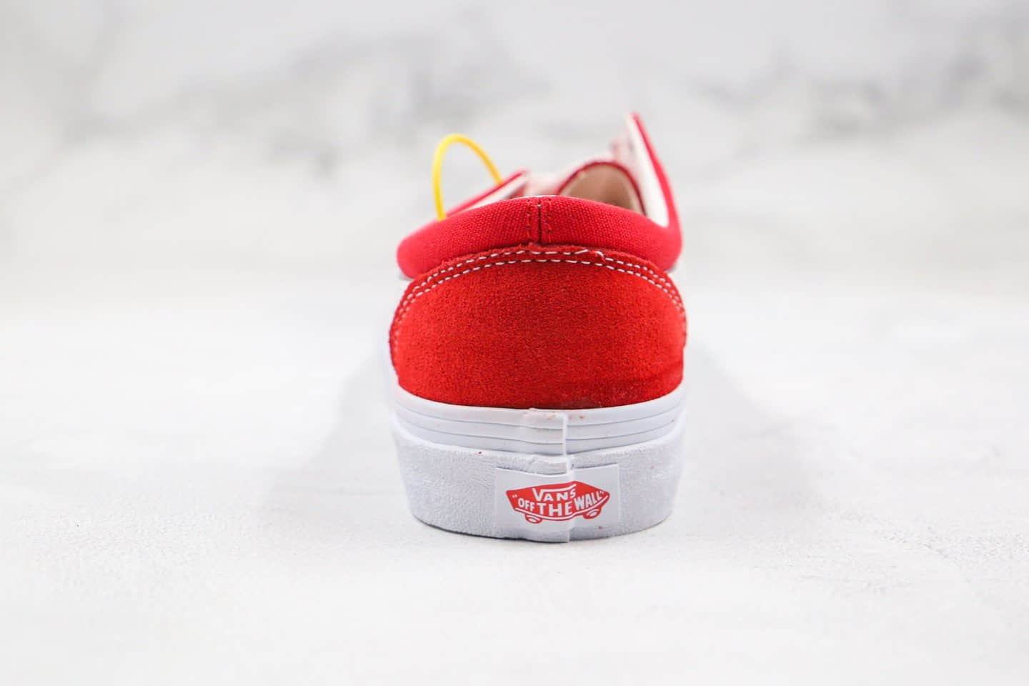 万斯VANS Bold Ni公司级版本吴亦凡同款板鞋小红书爆款帆布鞋红白色工艺硫化一比一 货号:VN0A3WLPULC