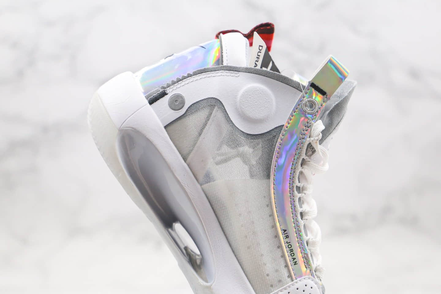乔丹Air Jordan 34“White Iridescent”纯原版本AJ34白镭射原装大盒一比一还原 货号:BQ3381-101