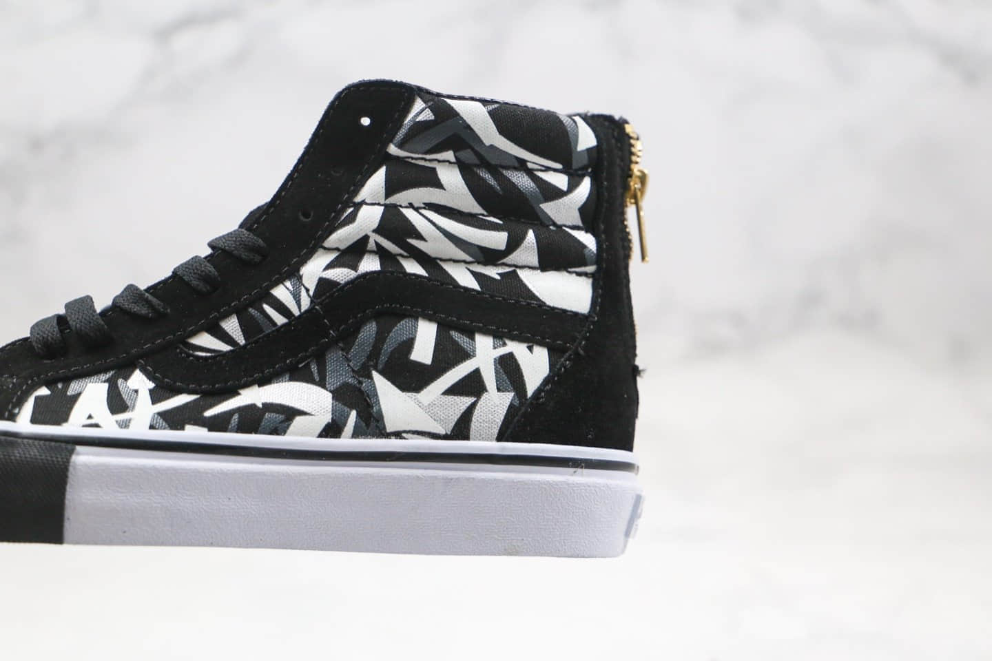 万斯Vans x Clot SK8-HI Alienegra公司级版本陈冠希同款高帮黑色涂鸦荆棘配色原厂硫化大底