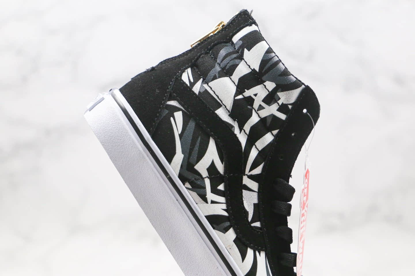 万斯Vans x Clot SK8-HI Alienegra公司级版本陈冠希同款高帮黑色涂鸦荆棘配色原厂硫化大底