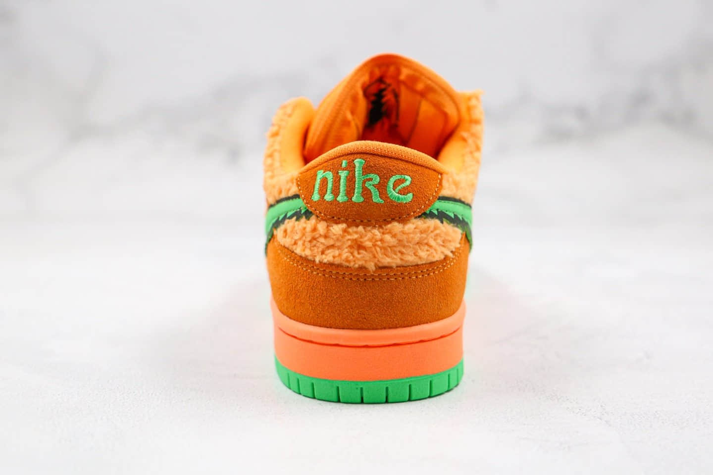 耐克Grateful Dead x Nike SB Dunk Low “Orange Bear”纯原版本小熊联名SB板鞋橙色小熊原厂麂皮内置气垫 货号:CJ5378-800