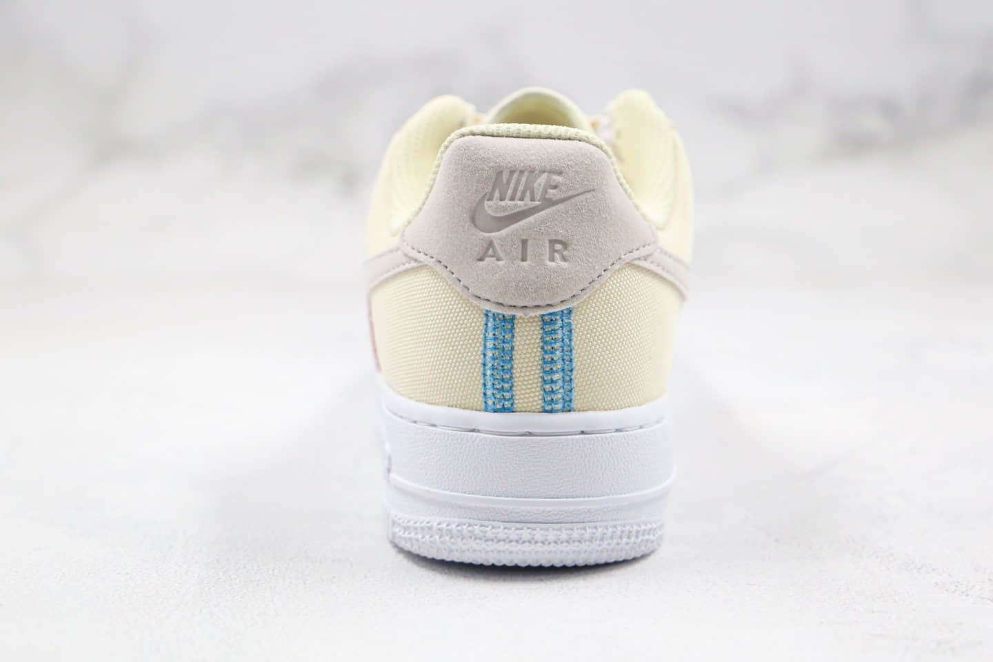 耐克Nike Air Force 1 Low “Life Lime”纯原版本空军一号帆布板鞋米黄色正确鞋型 货号：CK6572-700