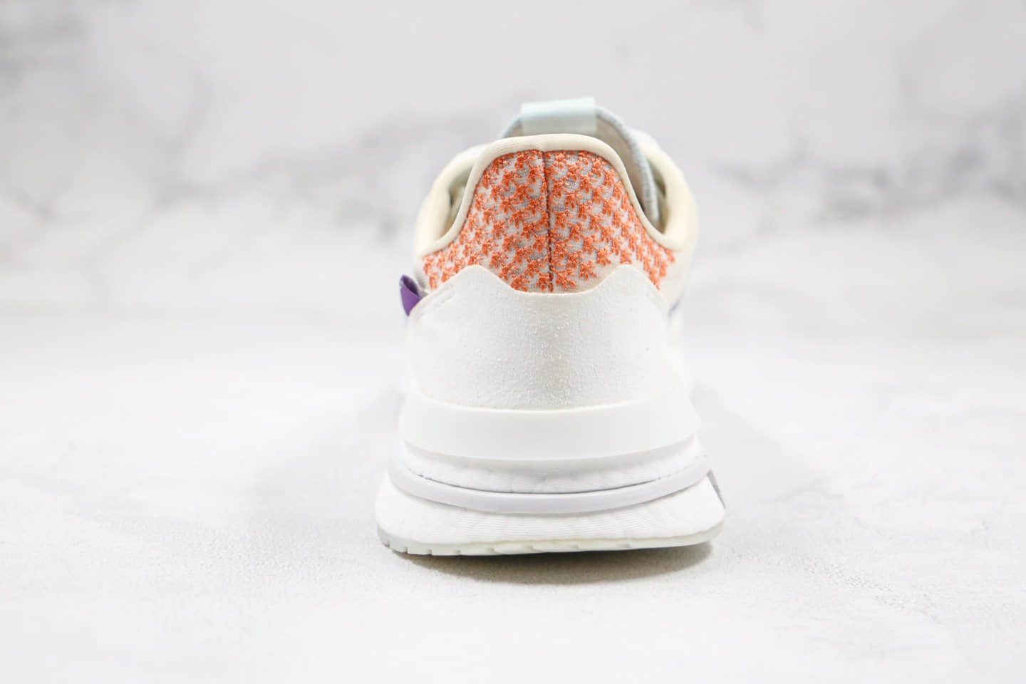 阿迪达斯Commonwealth x adidas Originals ZX500 RM boost纯原版本爆米花网纱慢跑鞋白彩虹真爆大底 货号:DB3510