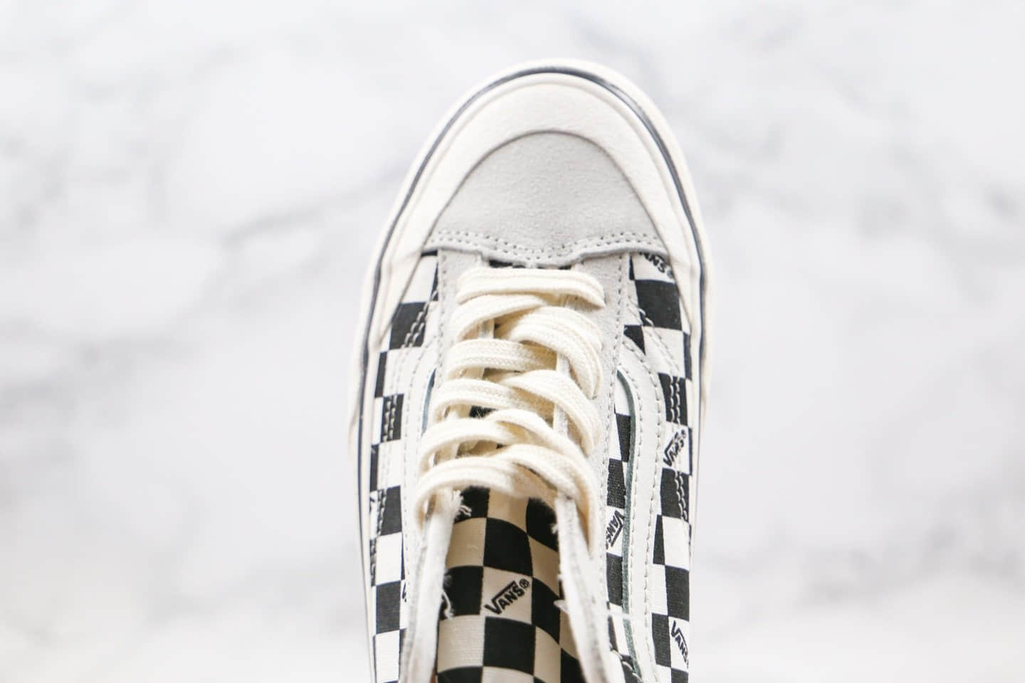 万斯Vans Style 36 Cecon SF公司级版本低帮半月包头棋盘格子白黑色小红书爆款原盒原标 型号:HJ03