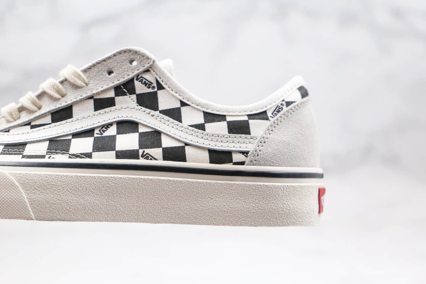 万斯Vans Style 36 Cecon SF公司级版本低帮半月包头棋盘格子白黑色小红书爆款原盒原标 型号:HJ03