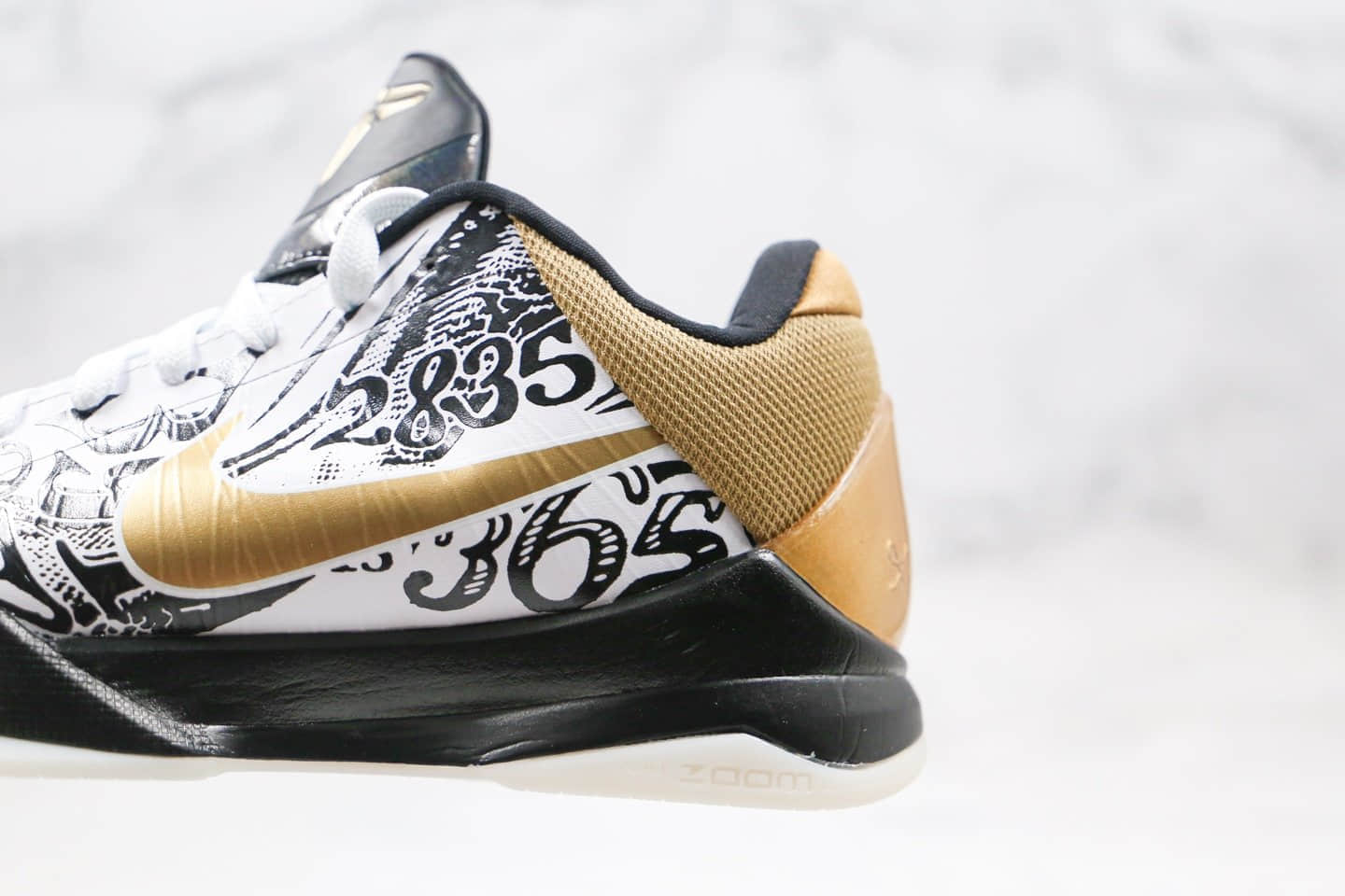 耐克Nike Zoom Kobe 5 Proyro纯原版本科比5代阴阳太极黑白鸳鸯配色篮球鞋内置碳板气垫支持实战 货号:CT8014-100