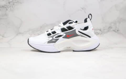 耐克Nike Signal DIMSIX Nike N110 D MS X Phantom纯原版本韩代新品解构幻影信号老爹鞋白黑色正确蝉翼网纱面 货号：AT5303-128