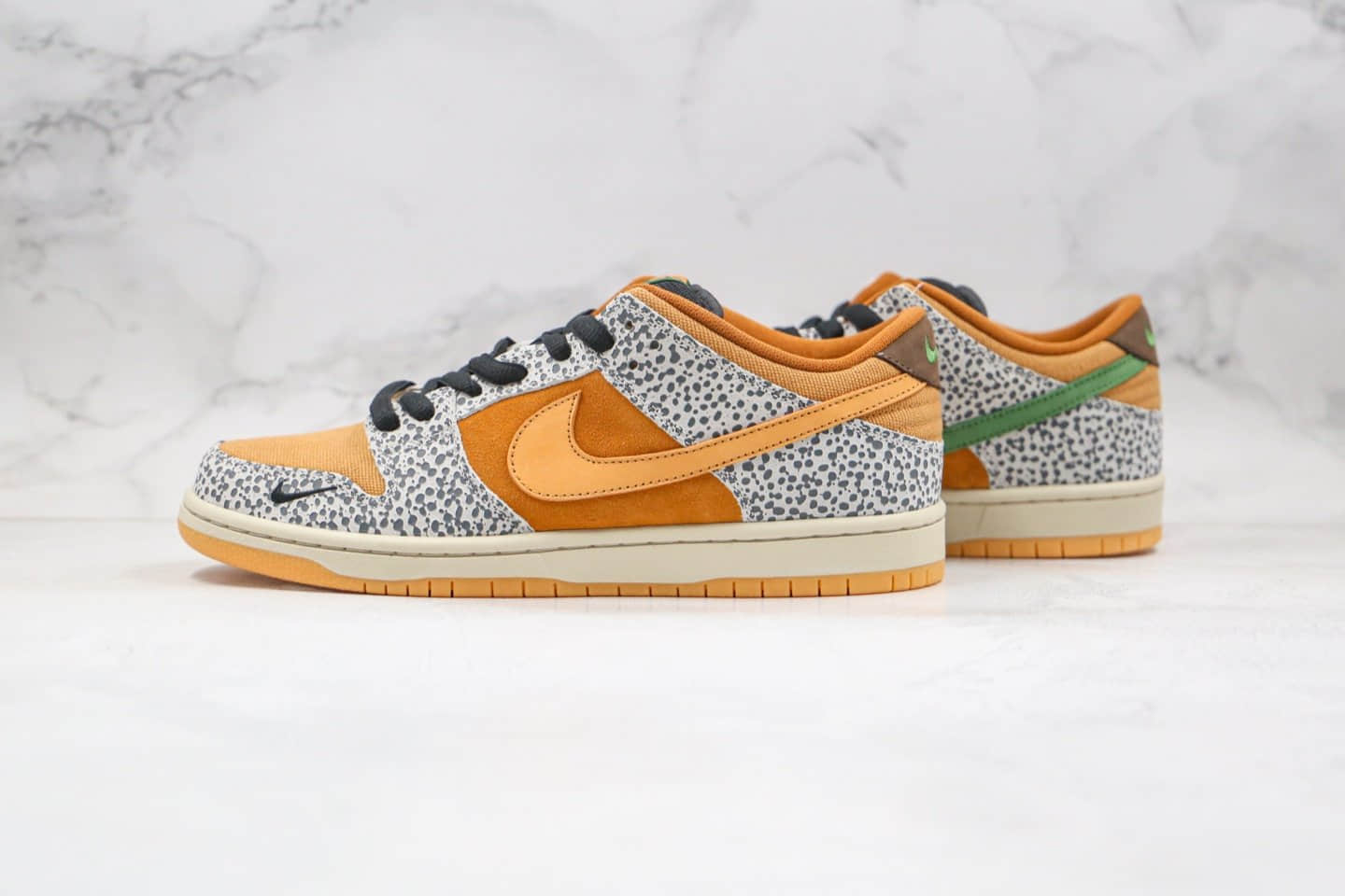 耐克Nike Dunk SB Low “Safari”纯原版本Dunk SB板鞋石斑纹内置气垫 货号:CD2563-002
