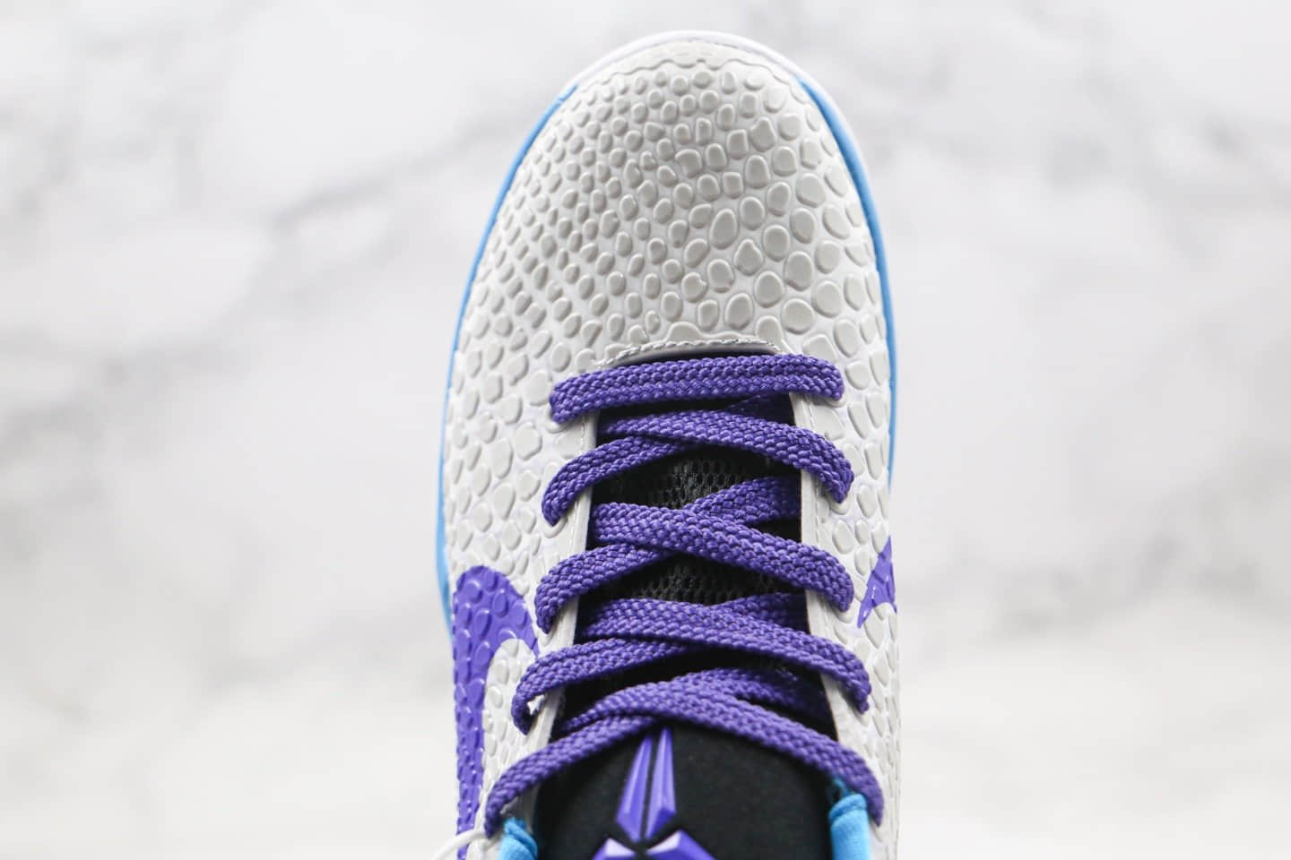 耐克Nike Zoom Kobe VI纯原版本科比6代蓝色波点鱼鳞纹配色内置真实碳板加持支持实战 货号：429659-102