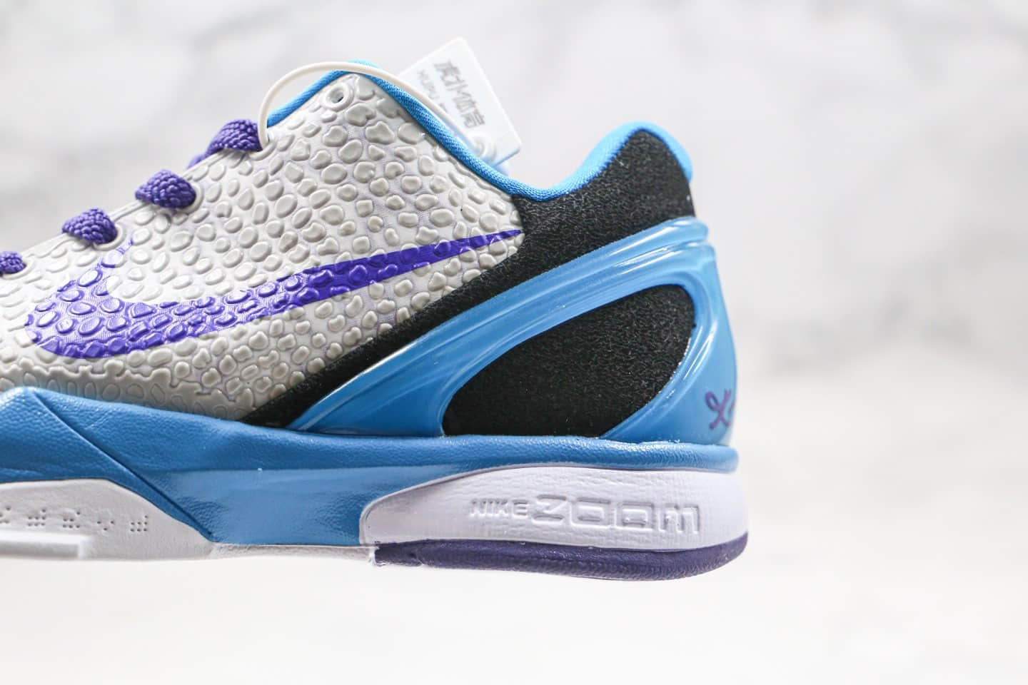 耐克Nike Zoom Kobe VI纯原版本科比6代蓝色波点鱼鳞纹配色内置真实碳板加持支持实战 货号：429659-102