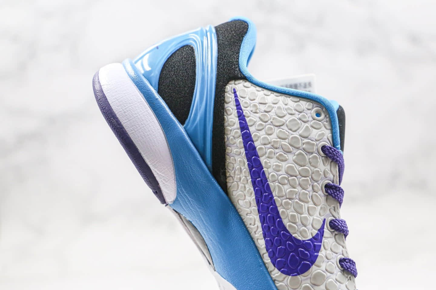 耐克Nike Zoom Kobe VI纯原版本科比6代蓝色波点鱼鳞纹配色内置真实碳板加持支持实战 货号：429659-102
