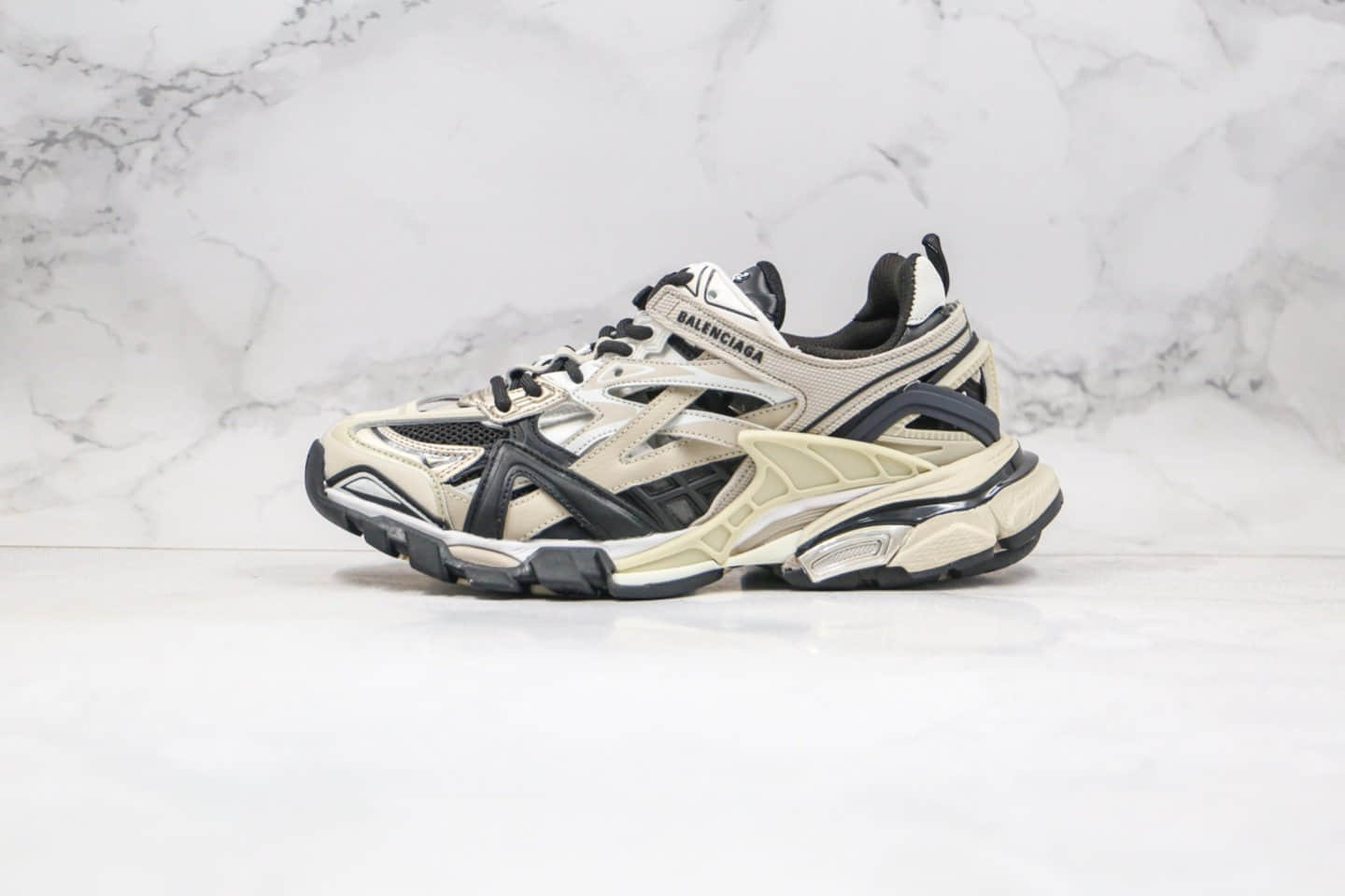 巴黎世家Balenciaga Track 4.0纯原版本复古老爹鞋4代香槟黑色原档案数据开发原盒配件齐全