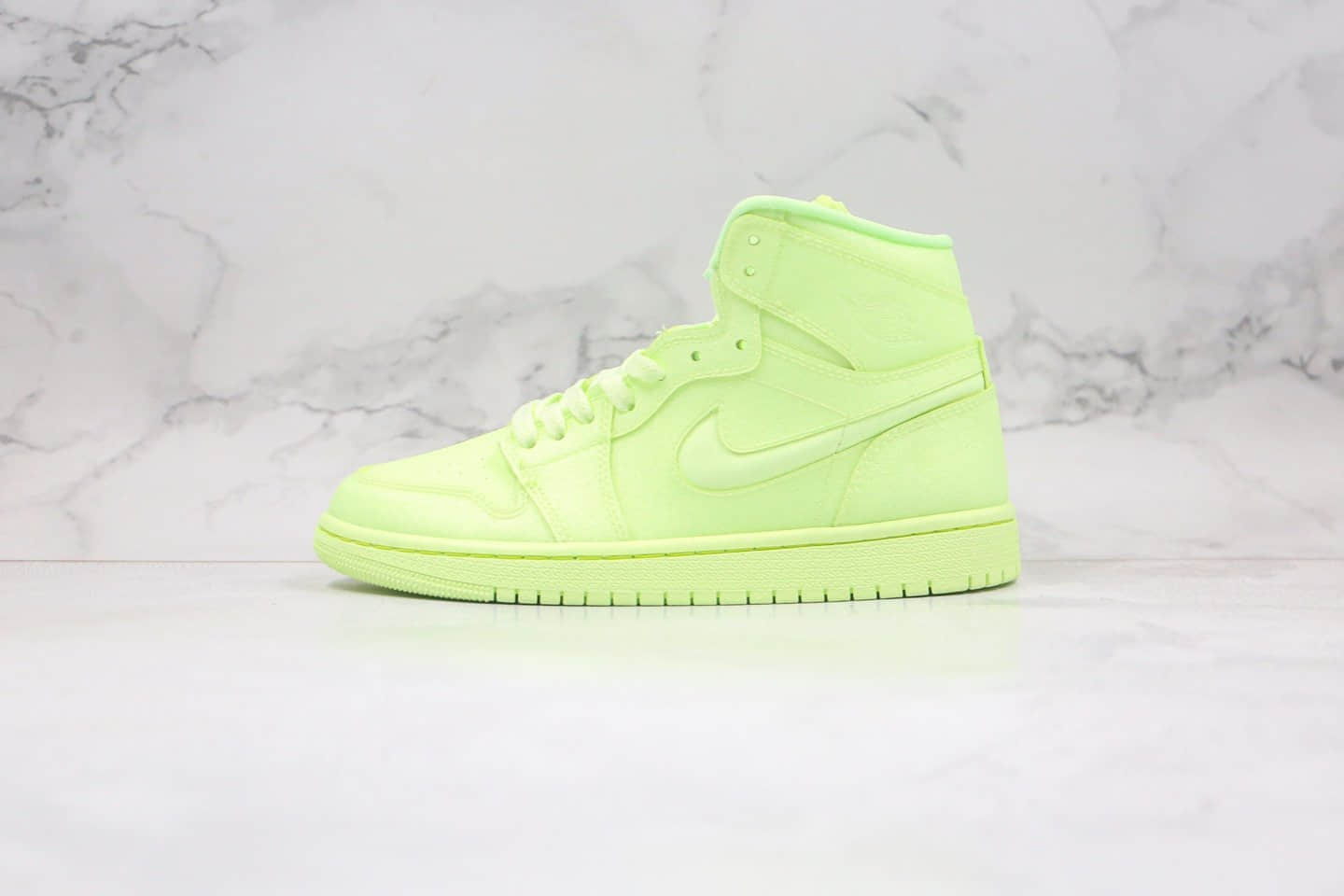 乔丹Air Jordan 1 Ret Hi Prem纯原版本高帮AJ1荧光柠檬绿色满天星正确后跟定型原盒原标 货号：AH7389-700