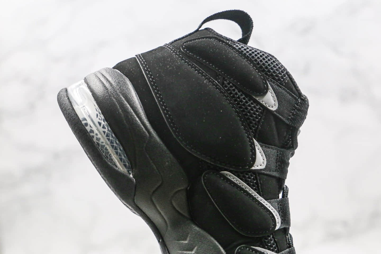 耐克Nike Air Max270 Uptempo'94纯原版本皮蓬二代高帮篮球鞋黑色内置真实气垫原盒原标 货号:472490-010