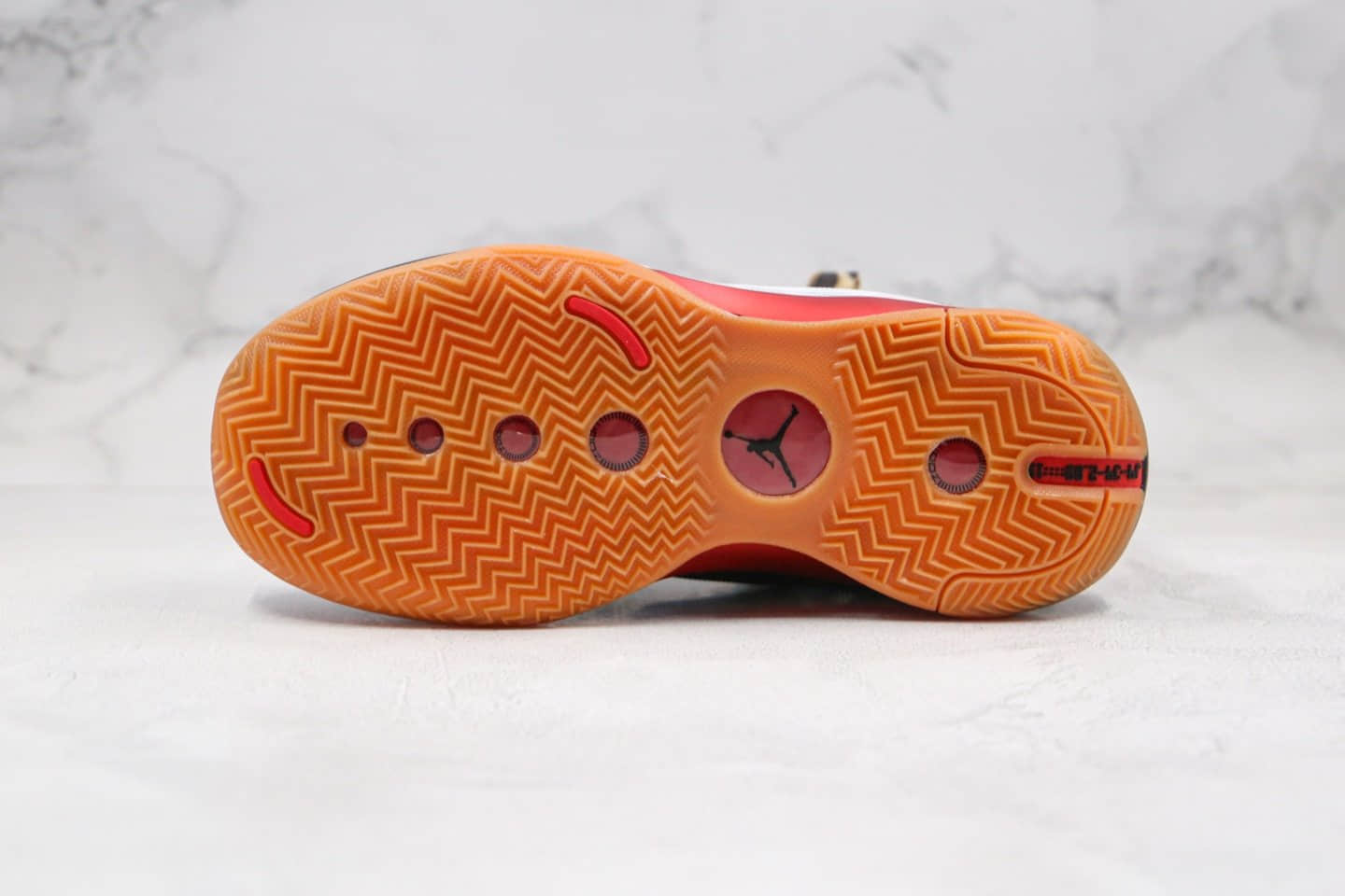 乔丹Air Jordan 34 PF纯原版本高帮AJ34豹纹灰红色篮球鞋内置气垫区别市面通货版本 货号：DA1900-901