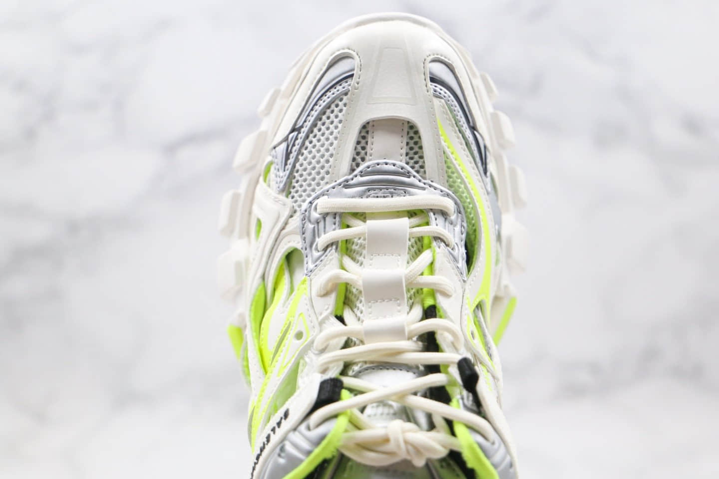 巴黎世家Balenciaga Track 4.0纯原版本复古老爹鞋四代白绿色正确组合大底原盒配件齐全