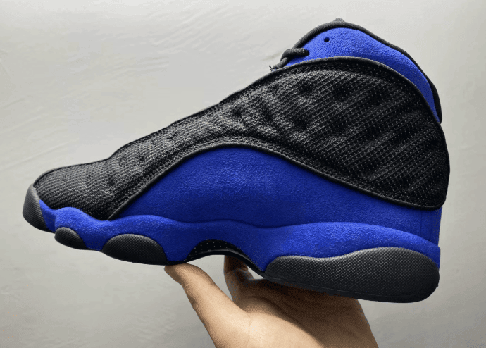 撞脸昆汀·理查德森 PE战靴!全新AJ13“Hyper Royal”实物图首度曝光! 货号:414571-040