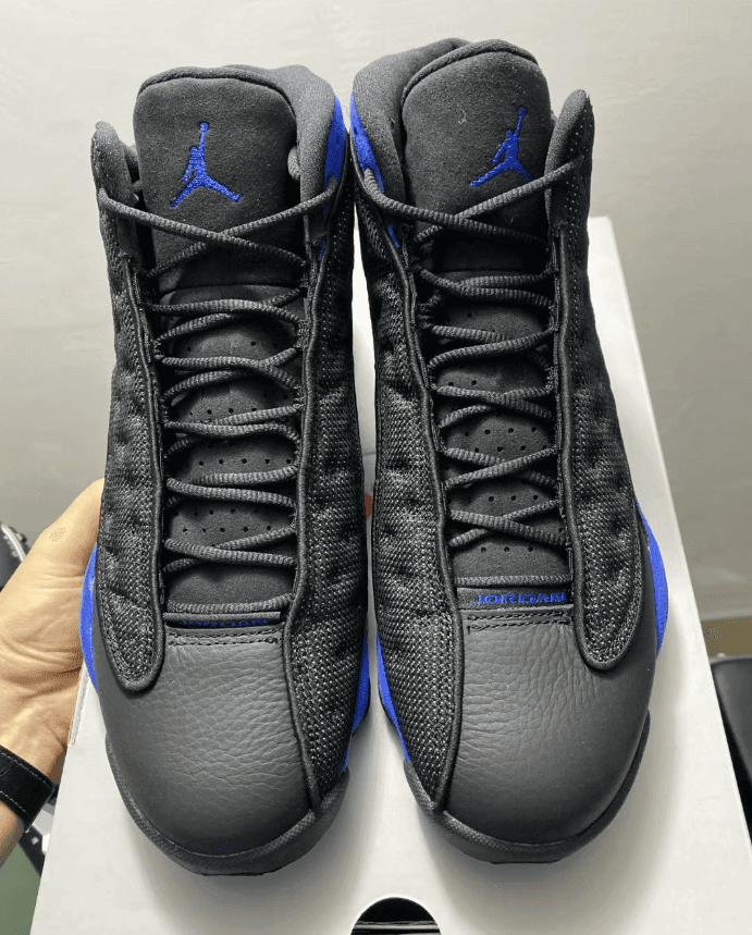撞脸昆汀·理查德森 PE战靴!全新AJ13“Hyper Royal”实物图首度曝光! 货号:414571-040