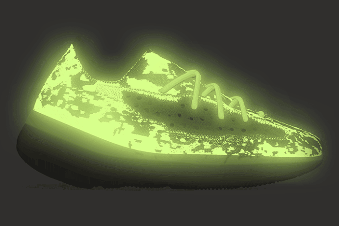夜光 Yeezy 380“Hylte Glow”实物曝光!骚气十足! 货号:FZ4990