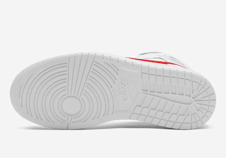 经典白红装扮!全新配色AJ1 Mid首度曝光! 货号:BQ6472-106