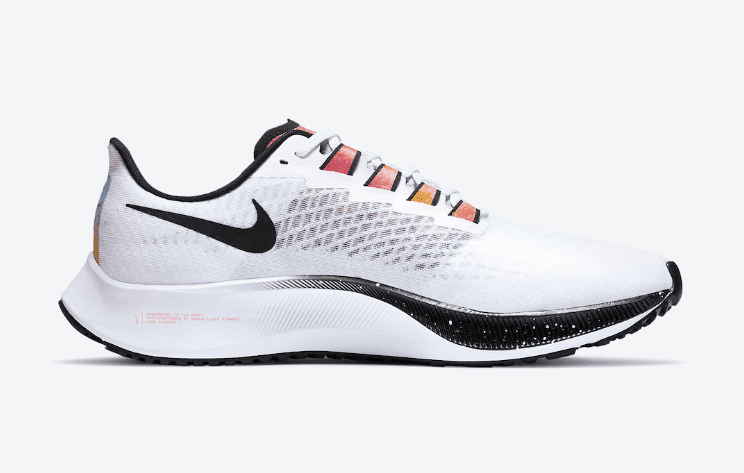 Nike飞马37全新配色释出官图!彩色泼墨绝对抢眼! 货号:CZ7864-100