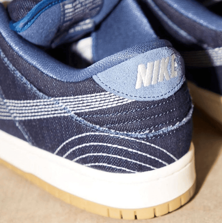 本周六有一款高规格Dunk SB丹宁刺绣发售!千万别错过! 货号:CV0316-400