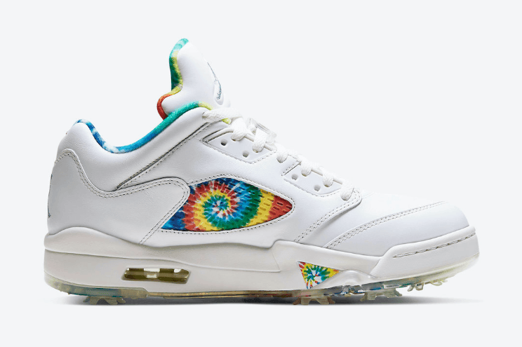 亮眼扎染装扮！全新 AJ5 Low Golf即将登场！ 货号：CW4205-100