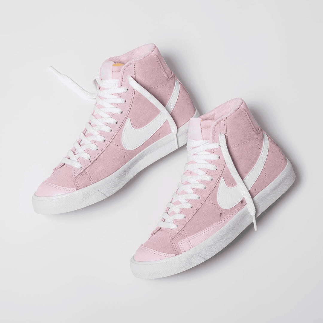 小姐姐必看！樱花粉 Nike Blazer Mid现已发售！