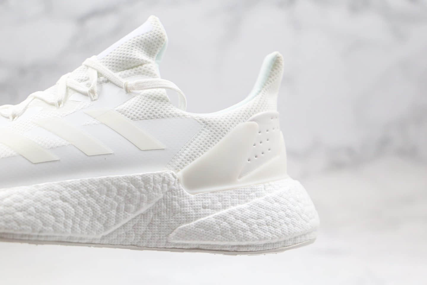 阿迪达斯Adidas X9000 L4 Boost纯原版本爆米花跑鞋X9000L4系列纯白色区别市面通货版本 货号：FW8387