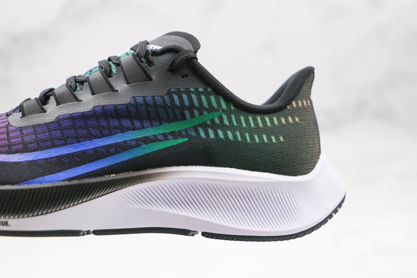 耐克Nike Air ZooM Pegasus 37 V2纯原版本登月37代黑炫彩彩虹配色跑步鞋内置Zoom气垫原盒原标 货号:CZ5923-001