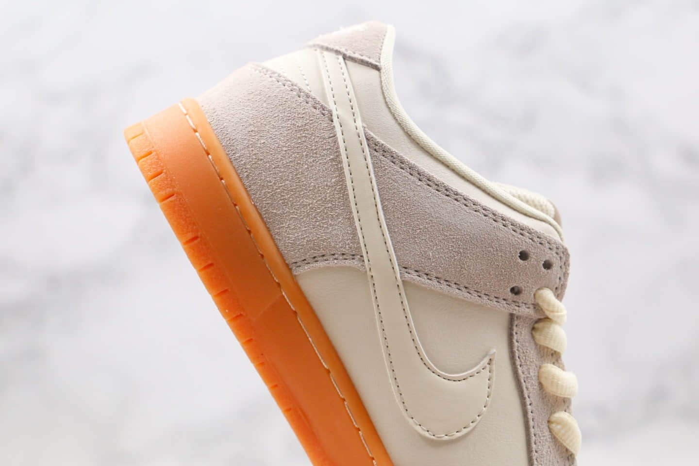 耐克Nike Dunk Low Pro 2020纯原版本低帮SB DUNK米白灰色生胶大底板鞋内置Zoom气垫 货号:AR0778-005