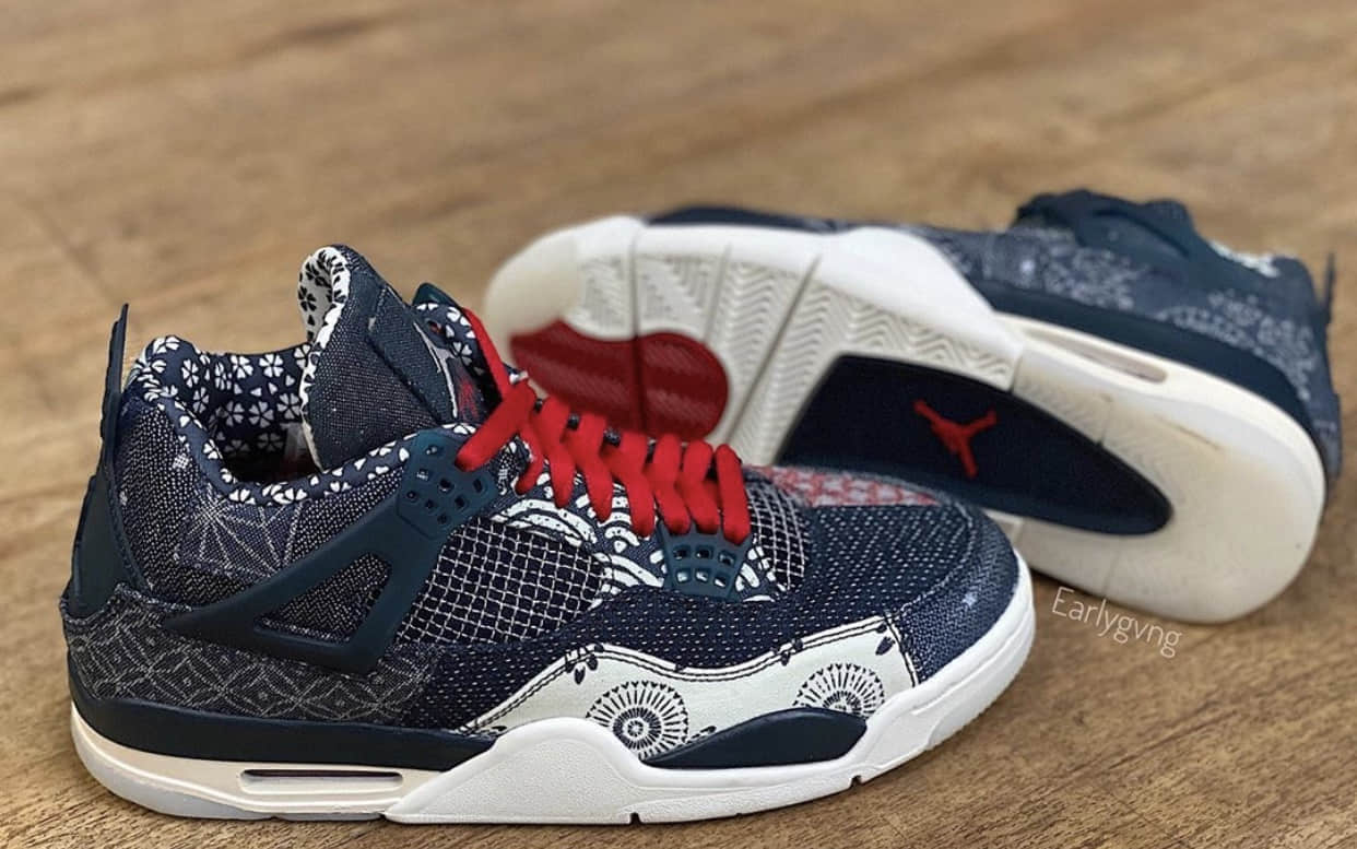 乔丹Air Jordan 4 Sashiko日本主题配色即将发售 货号：CW0898-400