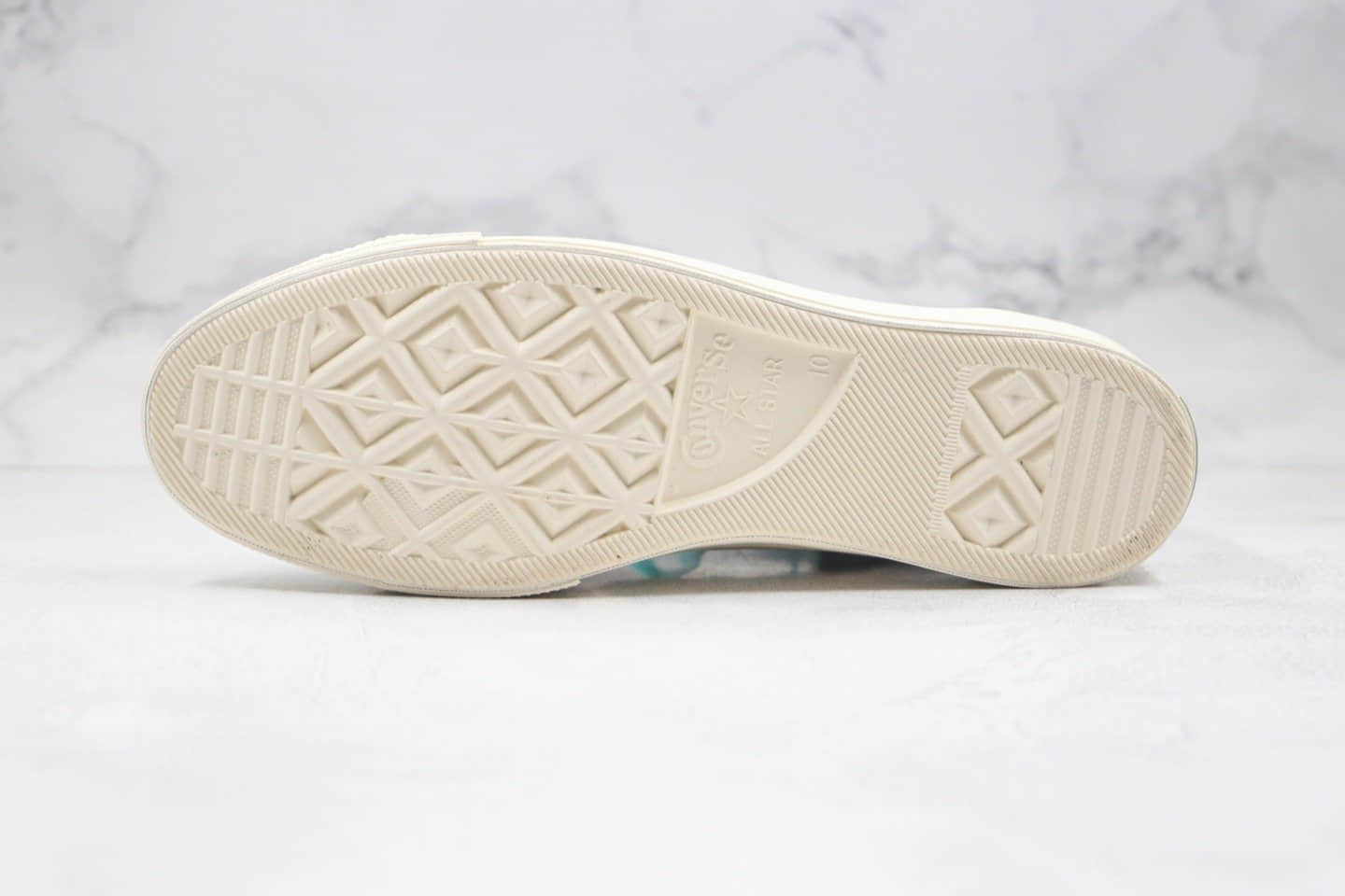 匡威CONVERSE x OFFSPRING公司级版本藤原浩闪电联名款高帮皮面破口白灰色板鞋原盒原标原鞋开模一比一打造 货号：169054C