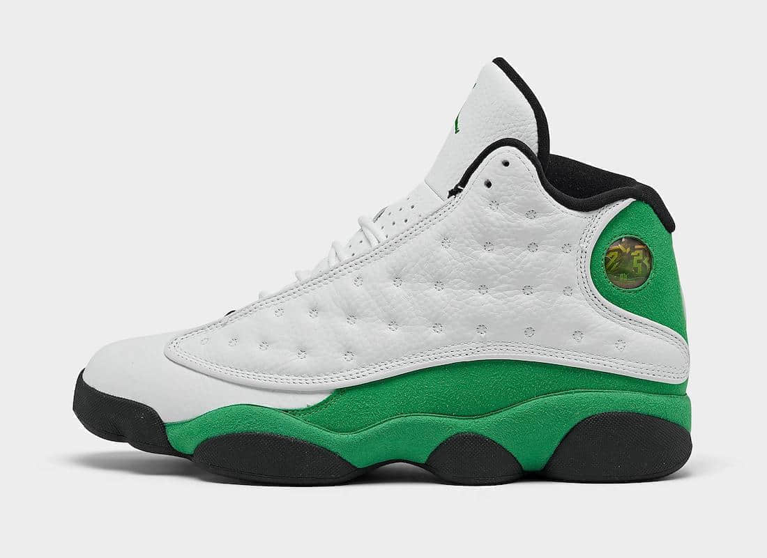 酷似天价雷阿伦限定!AJ13 “Lucky Green”最新实物图曝光! 货号:DB6537-113