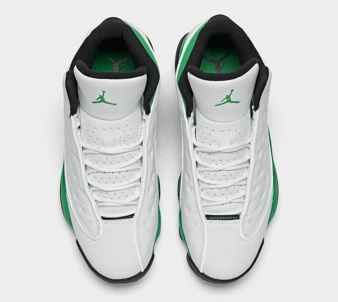 酷似天价雷阿伦限定!AJ13 “Lucky Green”最新实物图曝光! 货号:DB6537-113
