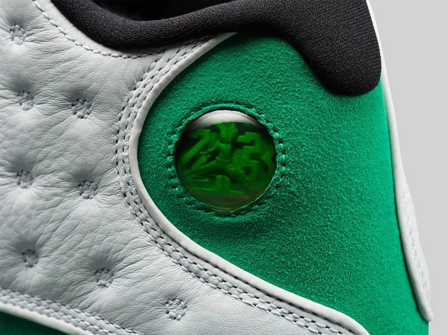 酷似天价雷阿伦限定!AJ13 “Lucky Green”最新实物图曝光! 货号:DB6537-113