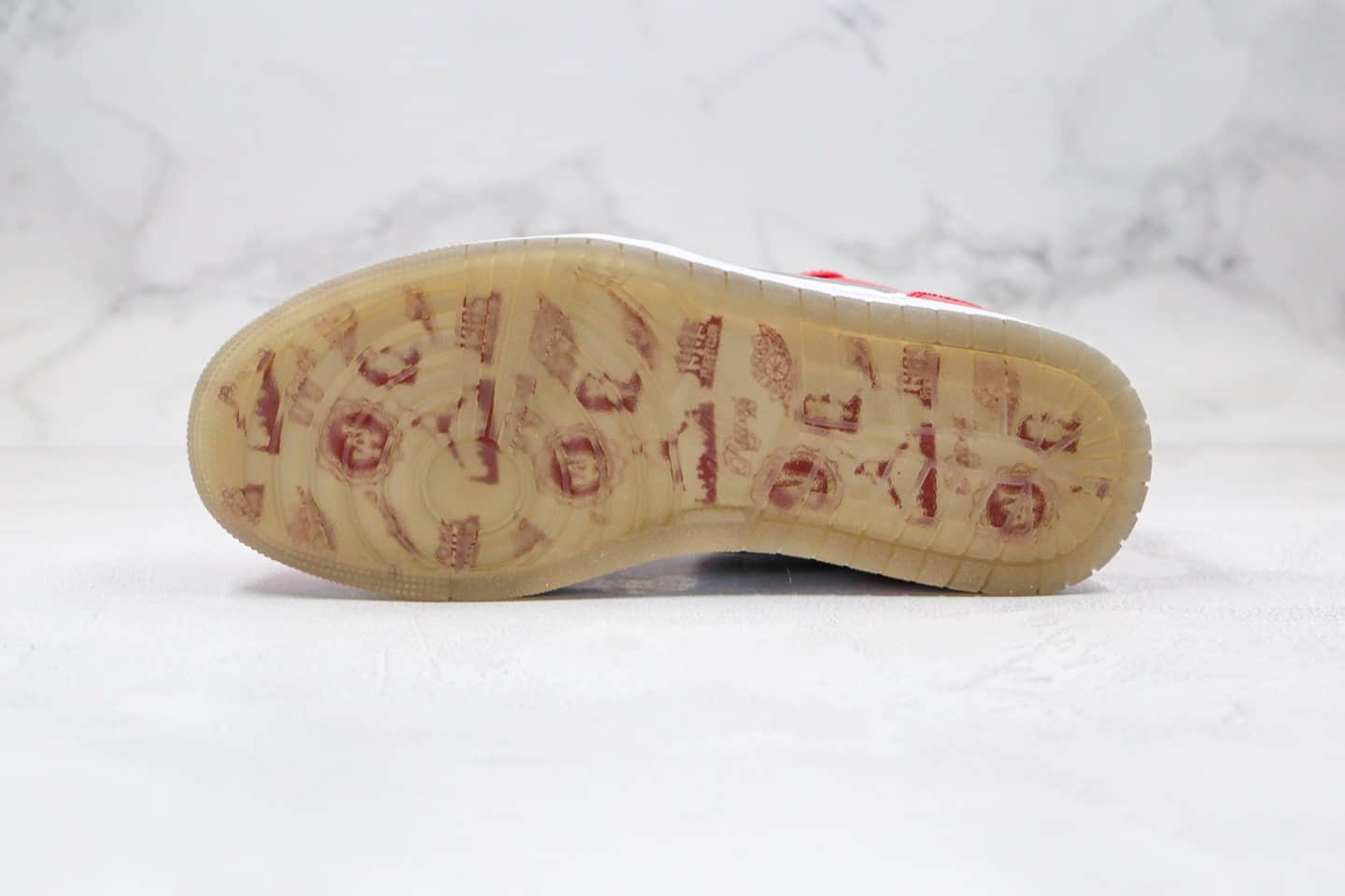 乔丹Air Jordan 1 Low纯原版本低帮AJ1白红灰漆皮配色内置气垫原楦头纸板打造 货号:309192-171